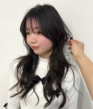ロング カラー risako🇰🇷 韓国ヘア/レイヤーのヘアスタイル