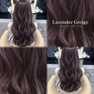 ロング 🩷ワンホン・透明感 カラーはくの🩷のヘアスタイル
