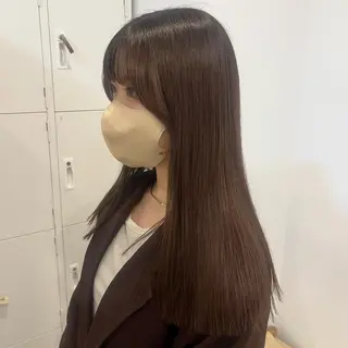 ロング カラー 透明感カラー、 アレンジ/miyuのヘアスタイル