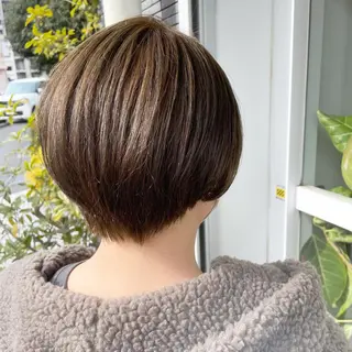ショート カラー ヘアアレンジ 鴫原 亜弥のヘアスタイル