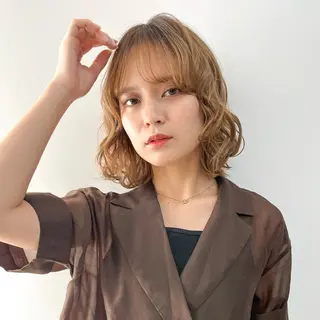 ミディアム TOKYO BABE所属・アイブロウモデル 募集中🍒/北爪まゆのヘアスタイル