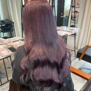 ロング カラー ⟡.·Fuka/ ヘアメ🎀暖色カラーのヘアスタイル