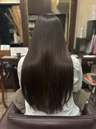 ロング パーマ 梅津 桜子のヘアスタイル