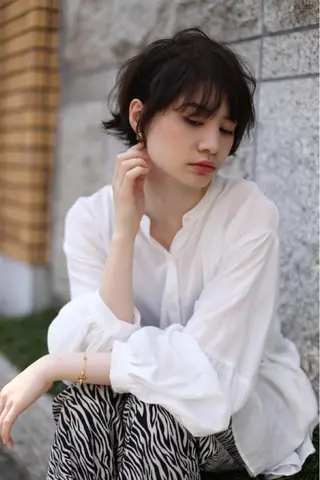 ショート パーマ/ボブ/ 佐々木翔のヘアスタイル