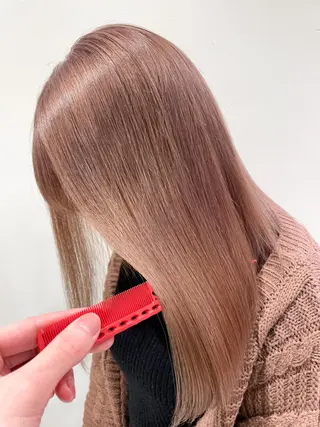 ロング カラー ハイトーン特化 川井優汰のヘアスタイル