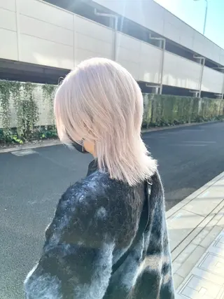 ショート 🩵albis/めい 大宮/ブリーチ🦋のヘアスタイル