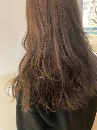 ロング カラー 韓国hair ·͜· watanabeのヘアスタイル