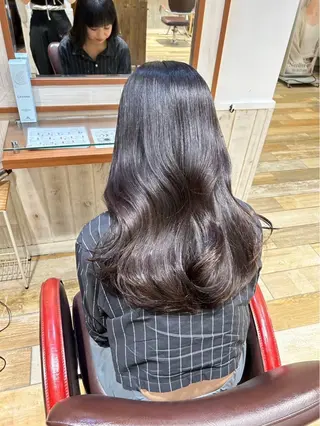 ロング 韓国ヘア ‎⟡.·KANA🐥のヘアスタイル