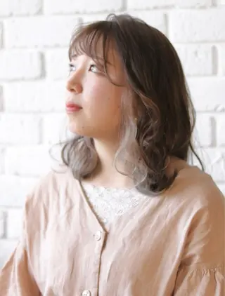 ミディアム カラー 杉田 健太のヘアスタイル