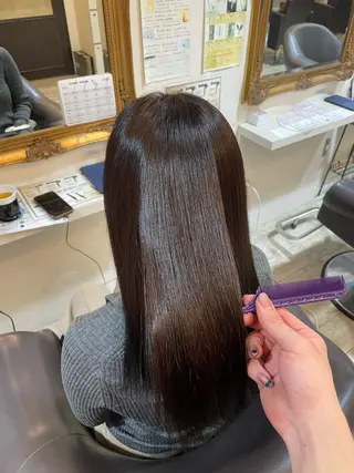 ロング カラー メンズ 暖色/艶髪/ 透明感カラー/なおとのヘアスタイル