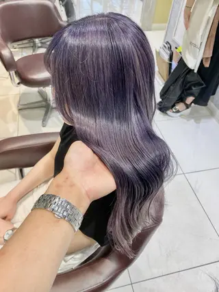 セミロング カラー ✨髪質改善専門店✨ QOLU✨のヘアスタイル