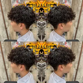 ショート パーマ メンズ 1ｍｍも妥協しない 圧倒的メンズカットのヘアスタイル