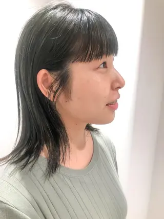 ミディアム カラー センスをお届けします 大谷将生infpのヘアスタイル