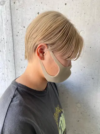 ショート カラー フリーランス美容師 MIZUKIのヘアスタイル