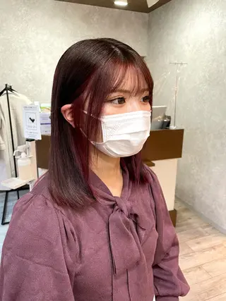 ミディアム カラー 🫧ヒシダアキ taboo.i🫧のヘアスタイル