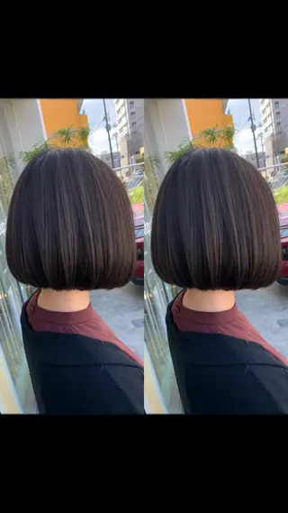 ショート 裾分 華子のヘアスタイル