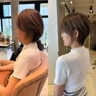 ショート 大人ショート特化/ カットモデル/表参道のヘアスタイル