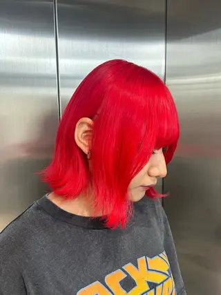 ミディアム 🐈‍⬛ブリーチ カラー特化🐈‍⬛彩のヘアスタイル