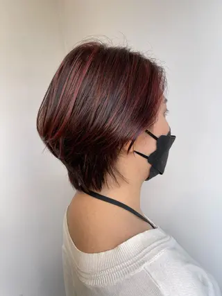 ショート カラー &SONS 小林亨のヘアスタイル