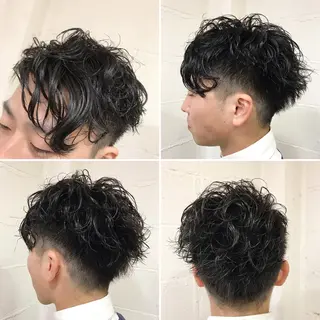 ショート パーマ メンズ ✨️眉毛、派手髪、 ハイトーンShinの眉毛・アイブロウイメージ