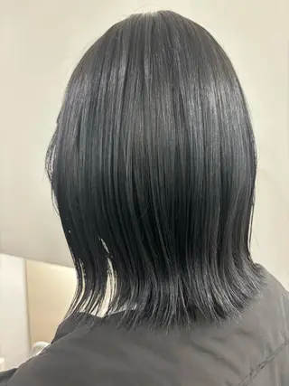 ショート カラー misa🫧ナチュラ ル縮毛矯正/髪質改善のヘアスタイル
