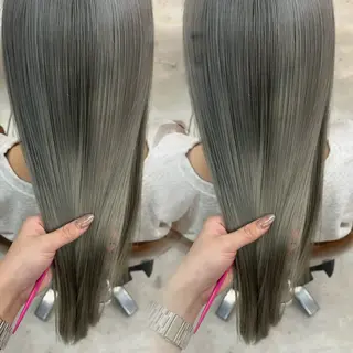 カラー PELEmana🎀 韓国風透明感カラーのヘアスタイル