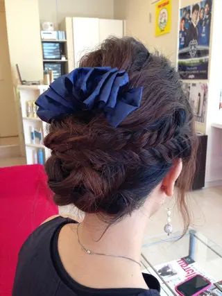 ミディアム ヘアアレンジ PazRood 山下のヘアスタイル