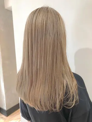 ミディアム カラー 韓国ヘア 店長NEGIのヘアスタイル
