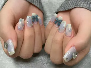 ネイル 【Zina京都駅前】 きぬがわ らむのネイルデザイン
