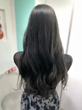 ロング 原 千景のヘアスタイル