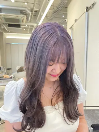 ロング カラー ヘアアレンジ 怪我のため6月末 復帰予定田中瑞希🍃のヘアスタイル