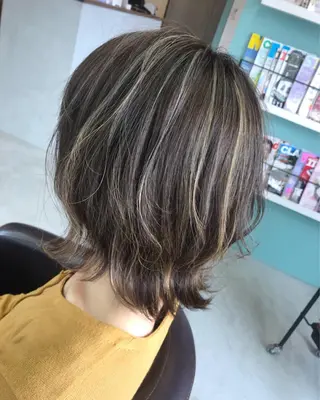 ミディアム カラー Rayt hair レイトヘアーのヘアスタイル
