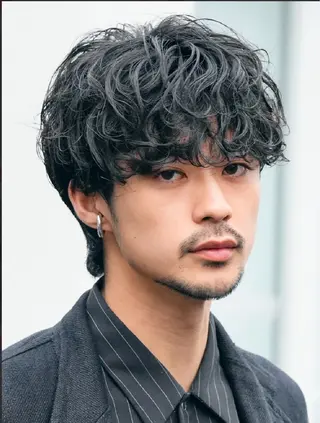 ショート カラー パーマ ヘアアレンジ メンズ fifth 窪田潤平のヘアスタイル