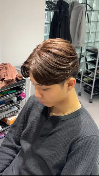 パーマ メンズ メンズ特化 高森蓮のヘアスタイル