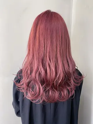 セミロング カラー ヘアアレンジ Hatanaka Airiのヘアスタイル