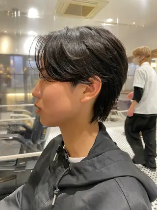 ミディアム パーマ メンズ 榊原 貫太のヘアスタイル