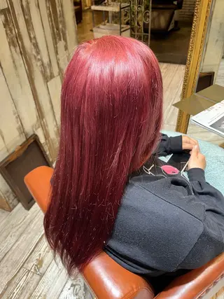 カラー 美濃 咲穂のヘアスタイル