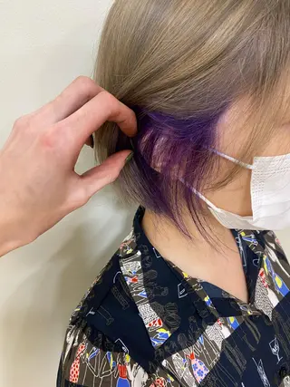 カラー SALOWIN栄 高須大貴のヘアスタイル