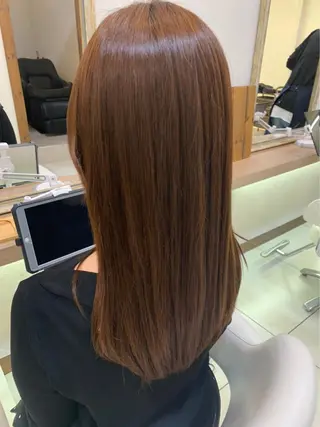 ロング 縮毛矯正/髪質改善/ 艶髪ササキナツミのヘアスタイル