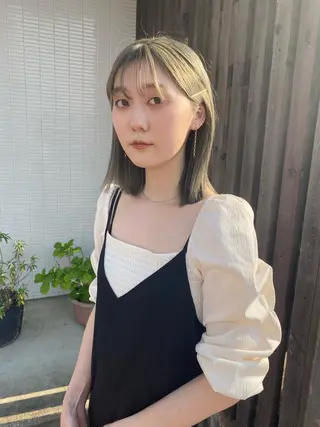 ミディアム カラー レイヤーカット/ miranのヘアスタイル