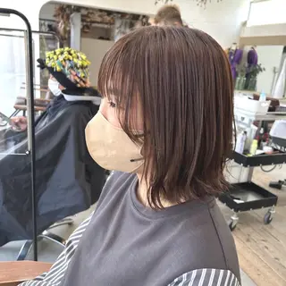 ミディアム 綿貫 美雪のヘアスタイル