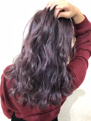 ロング カラー 海外レイヤー/ 梅田美容室のヘアスタイル