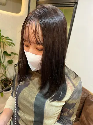 ミディアム 角戸 りおのヘアスタイル