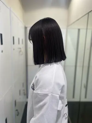 ミディアム ハイトーン/レイヤー 似合わせ・ユキノのヘアスタイル