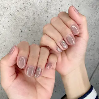 ミディアム カラー パーマ ヘアアレンジ メンズ キッズ ネイル マツエク・マツパ Salon Ｋのネイルデザイン