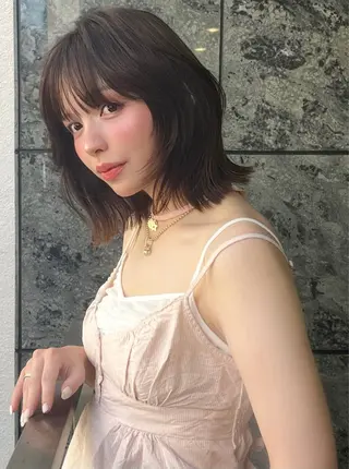ショート カラー 小顔ボブ jilblanカホのヘアスタイル