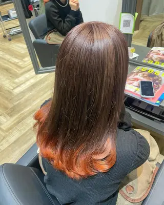 カラー 《ショートモデル》 服部未夢のヘアスタイル