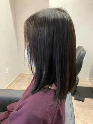 セミロング 髪質改善 LIME 長野駅のヘアスタイル