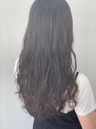 ロング パーマ 山中 亮司のヘアスタイル