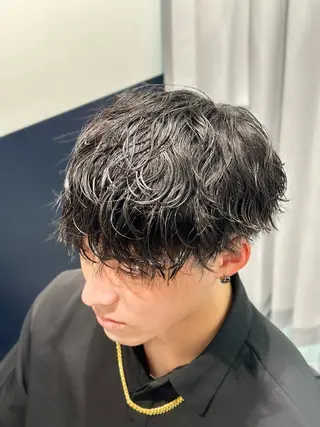 ミディアム 千葉弘平 🔥波巻き特化🔥のヘアスタイル